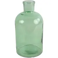 Countryfield Vaas apothekersfles groen 14x14x27cm groen Glas Decoratieve fles