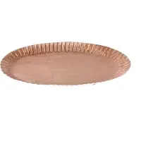 HBX natural living Tray Metaal 24x41xh3,5cm Rose Roze roze Metaal Decoratieve