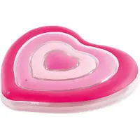 Intex Heart Pool Air Mattres Roze 135 x 25 x 155 cm