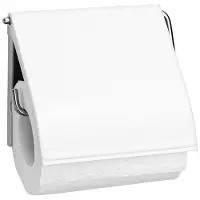 Brabantia Toiletrolhouder Wit wit Metaal Toiletrolhouder