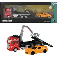 Toi-Toys Toi Toys Sleepwagen Met Takel En Auto Verschillende verschillende Kunststof