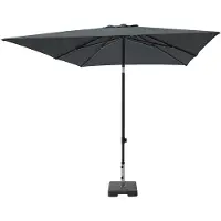 Madison Parasol MORAIRA PUSH-UP 230x230 grijs grijs Metaal Parasol
