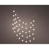 Lumineo LED Parasol Partylight Buiten L120cm Zwart zwart Kunststof Lichtsnoer