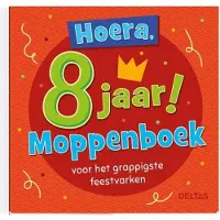 Deltas Hoera, 8 jaar! Moppenboek Boek