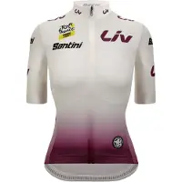 Santini Tour De France Avec Zwift Yellow 2025 Korte Mouw Wielertrui