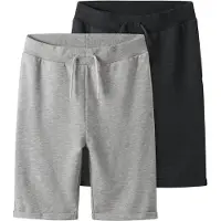 TWO SOON Broek grijs gemêleerd / zwart