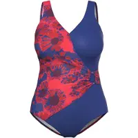 Ulla Popken Badpak indigo / rood