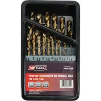 AWTOOLS HSS-Co Boor Set - 25 stuks - 1.0-13.0 mm - Norm DIN-338