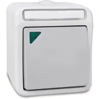 PERANOVA 102449 Pera Knop spatwaterdicht Lichtgrijs, Donkergrijs 1 stuk(s)