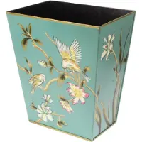 MEA Prullenbak RH Vogel turquoise, 27x18,5x30,5cm