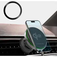 Xssive Telefoonhouders Auto Magnetisch Ventilatie - Automatisch 15W Draadloze Snellader - Telefoonhouder Auto Magneet - Geschikt voor MagSafe - GSM Houder Auto Magneeet