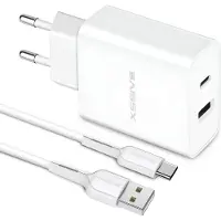 Xssive Fast Charger met USB naar USB-C Oplader Kabel - 1 Meter - Universeel