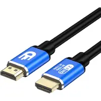 Drivv. Premium HDMI Kabel 2.1 - Ultra HD High Speed 8K - HDMI naar HDMI - Geschikt voor gameconsoles - 5 meter - Blauw