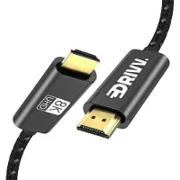 Drivv. HDMI Kabel 2.1 - Ultra HD - 8K 60Hz / 4K 120Hz - 48 Gbps - Geschikt voor gameconsoles - Nylon - 1 meter
