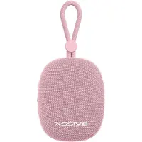Xssive Mini Speaker Bluetooth 5.3 - 12+ Uur Afspeeltijd - Spatwaterbestendig - Draadloze Speakers Klein - Rose Goud