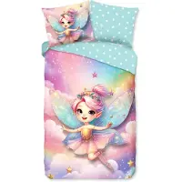 Good Morning Kinder Dekbedovertrek Katoen Renforcé Twinkle - multi 140x200/220cm