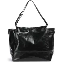 Liebeskind Lou 2 Shopper Tas Leer 36 cm met uitbreidingsplooi zwart