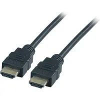 EFB Elektronik HighSpeed HDMI Kabel,Ethernet 4K30Hz A-A St-St,0,5m,schw
