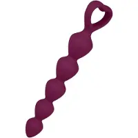 Love to love - Anaal Ketting Met Hartvormig Handvat BING BANG - Roze - Maat M
