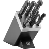 Zwilling Gourmet Messenblok Zelfslijpend 7 Stuks - Messenrekken & messenblokken Kunststof Black - 1002453