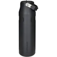 Stanley Flip Straw 2.0 Waterfles Met Rietje 1.06L - 15 Uur Koud - 3 Dagen Koud Met IJs - Roestvrijstalen Drinkfles - BPA Vrij - Lekvrij - Vaatwasserbestendig - Black