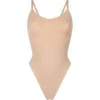 Hunkemoller Naadloze corrigerend hoog uitgesneden body Beige Dames | Maat: M