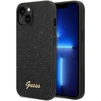 GUESS Telefoonhoesje geschikt voor Apple iPhone 14 Plus - Zwart Polycarbonaat & TPU - Uitstekende Bescherming