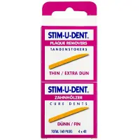 Stim-U-Dent 6x Tandenstokers Thin Extra Dun 160 stuks