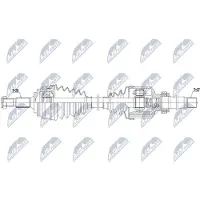 NTY NPW-PE-089 Aandrijfas