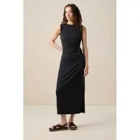 Sissy-Boy Zwarte rib jersey jurk | Maat: M