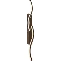 QAZQA Design wandlamp donkerbrons 3-staps dimbaar 2-lichts - Bummy