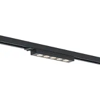 QAZQA Moderne zwarte plafondlamp voor 1-fase railsysteem 5W 370 lm 3000K - Iconic Tsiri