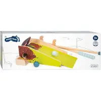 Small Foot Design houten minigolfset - kinderspel met mol thema, educatief speelgoed.