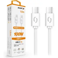 Aligator DATKP47 USB-kabel USB 3.2 Gen 1 (3.1 Gen 1) 1,5 m USB C Wit