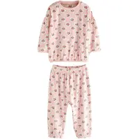 Next Nachtkledij 'Cath Kidston' blauw / groen / rosa / wit