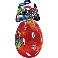 MONDO kinderhelm Marvel Avengers fietshelm 52-56cm verstelbaar rood.