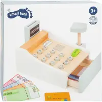 Small Foot - Houten Speelgoedkassa met Accessoires, 15dlg.