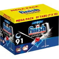 Finish Ultimate All in One regular vaatwastabletten - 91 capsules