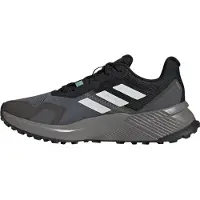 Adidas Lage schoen 'Soulstride' turquoise / grijs / zwart / wit