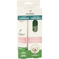 Vet's Best puppy tandpasta met vingerborstel kit