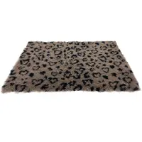 Martin Vetbed print luipaardprint beige/zwart gerecycled 75x50 cm
