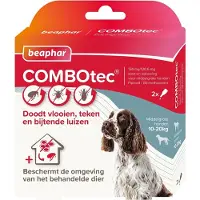 Beaphar Combotec Anti Vlooien en Teken Druppels Hond 10-20 kg 2 pipetten