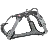 Trixie hondentuig premium active zwart 60-75x2,5 cm