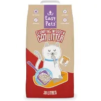 EASYPETS 30 ltr kattenbakvulling clumpiing wood kattenbakvulling