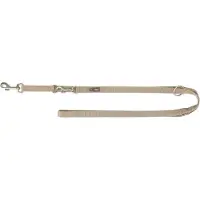 Trixie hondenriem premium verstelbaar zand taupe 200x2,5 cm