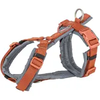 Trixie - Hondentuig - Premium - Trekking - Roest Bruin/Grafiet Grijs - 36-44X1,5 cm