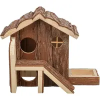 Trixie huis henna voor hamsters schorshout - 27x15x21 cm