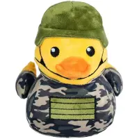 Fuzzyard duck commanduck pluche 16x15x17 cm