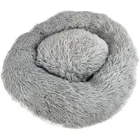SAZZZ hondenmand fluffy lichtgrijs 65x65x15 cm