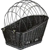 Trixie Fietsmand Voor Bagagedrager - Hondenfietsaccessoires - 35x49x55 cm Zwart